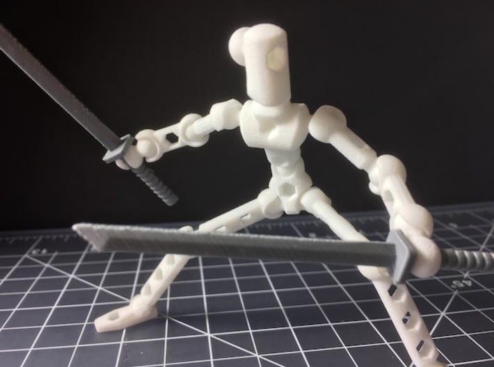 Moli Female DIY Poseable Figure Kit 3d printed Moli Female DIY Poseable Figure Kit