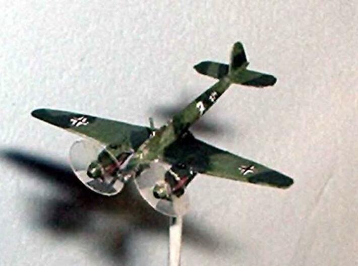 1/300 Focke-Wulf FW187 x 2 3d printed The model, painted, based and with propeller disks added.