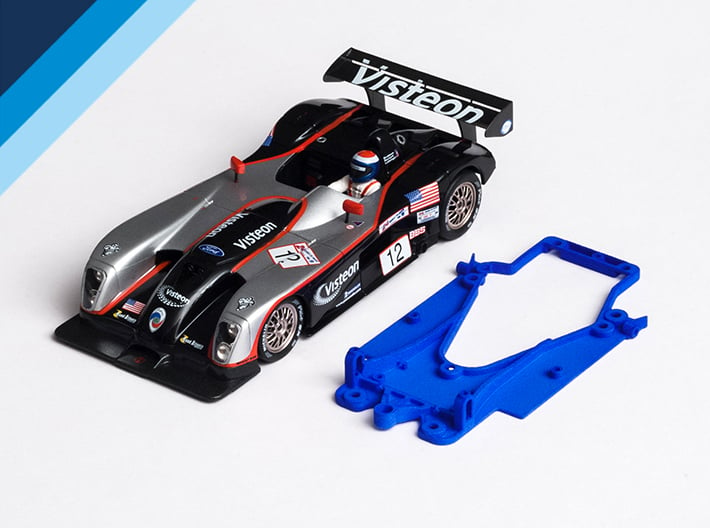 FLY A99 PANOZ LMP1 LE MANS 2000 NEW 1/32 SLOT CAR IN DISPLAY CASE 
