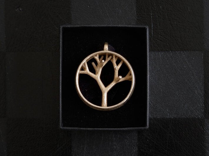 Natural Collection - Tree Pendant 3d printed