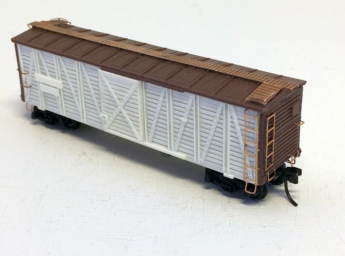 ATSF STOCKCAR Sk-5, complete shell 3d printed 