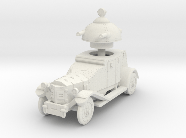 1/100 (15mm) Vickers Crossley armored car 3d printed