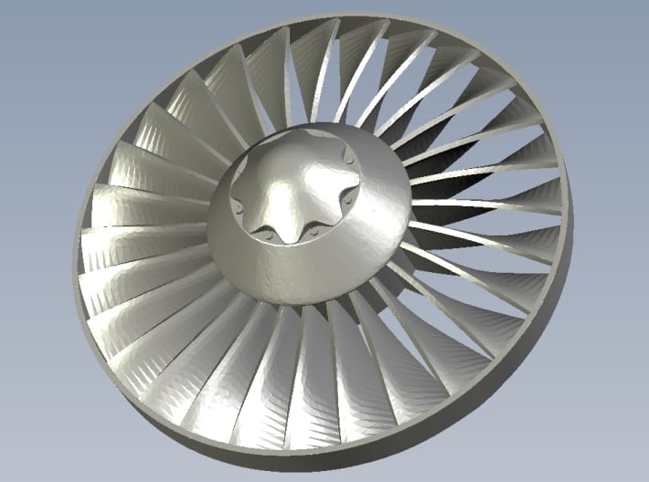 jet engine turbine fan B x (ZEXQXU56M) by Anyuta3D