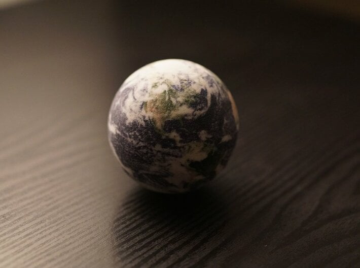 Earth 3d printed 