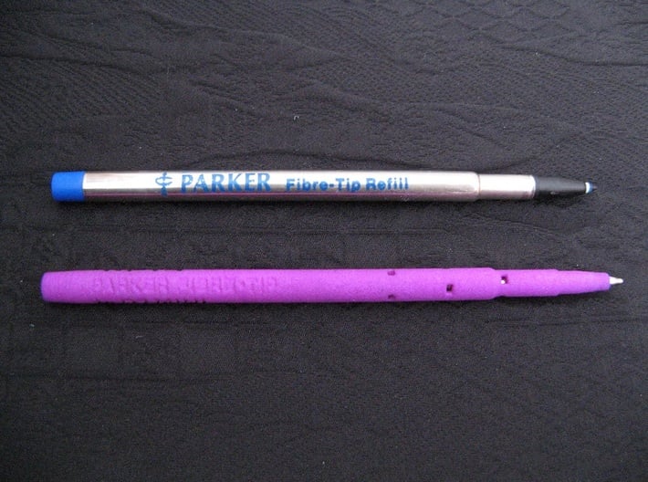 Adapter: Parker Fibre-Tip to D1 Mini 3d printed (refills not included)