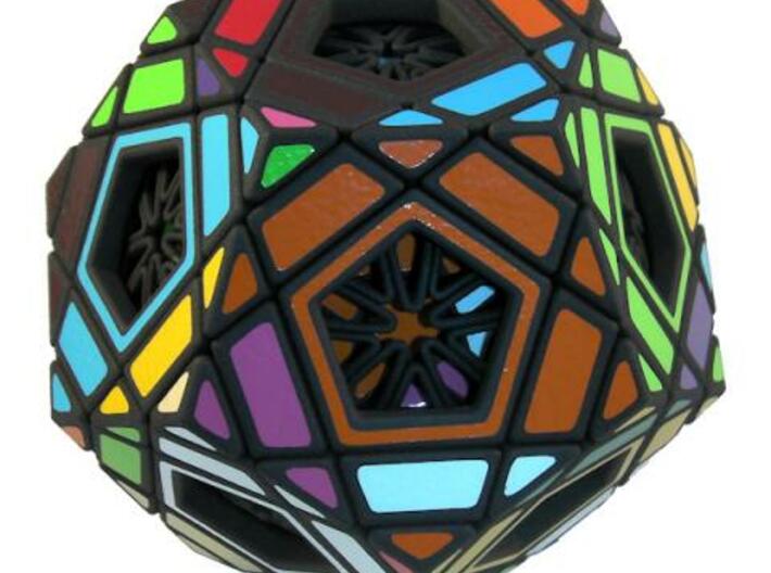 Multidodecahedron 3d printed Scrambled