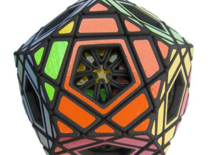 Multidodecahedron 3d printed Detail of a face