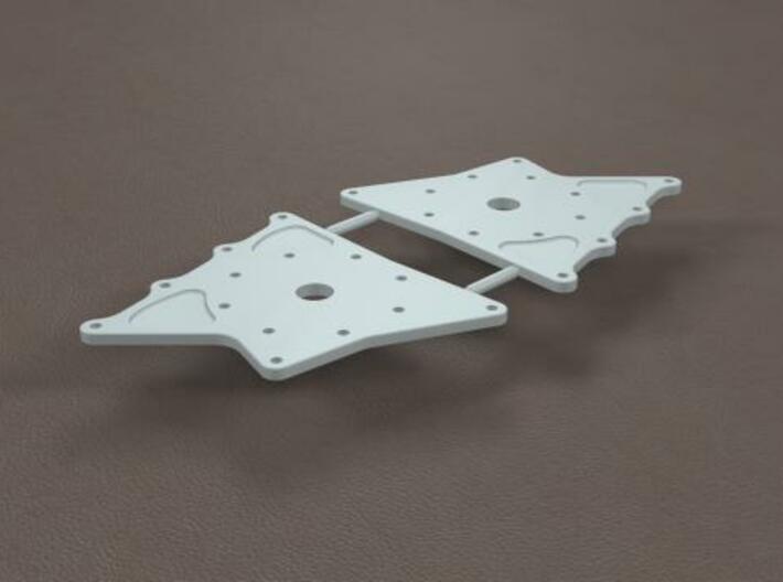 1/16 11 Inch Rearend Hard Chassis Mount 3d printed 
