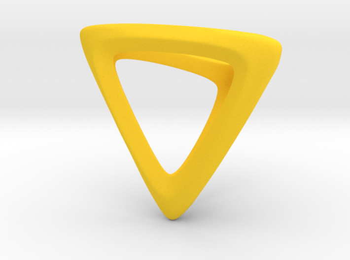 Tetrahedron Platonic Solid 3d printed 