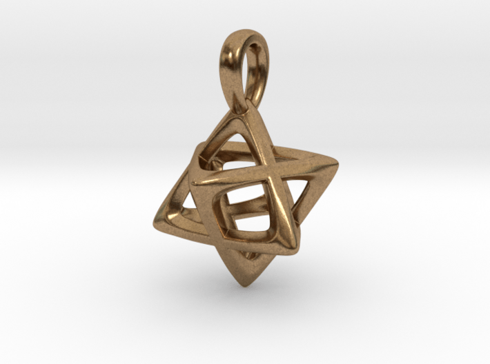 Star Tetrahedron (Merkaba) Pendant 3d printed 