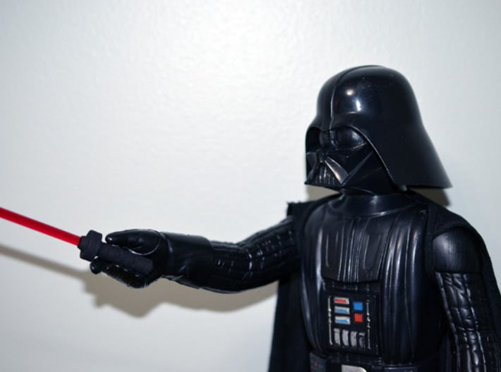 Vintage Star Wars Figure Weapon Darth Vader Red Lightsaber Translucent 