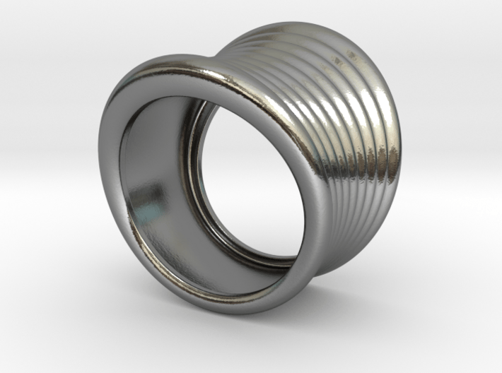 WAVY ring 3d printed 