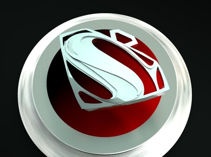 Superman 2 3d printed man of steel version 2