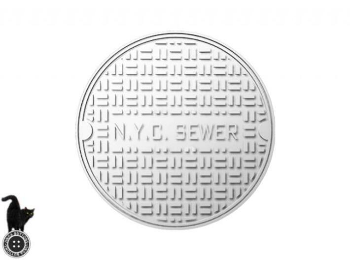 NYC Manhole Large 3d printed 