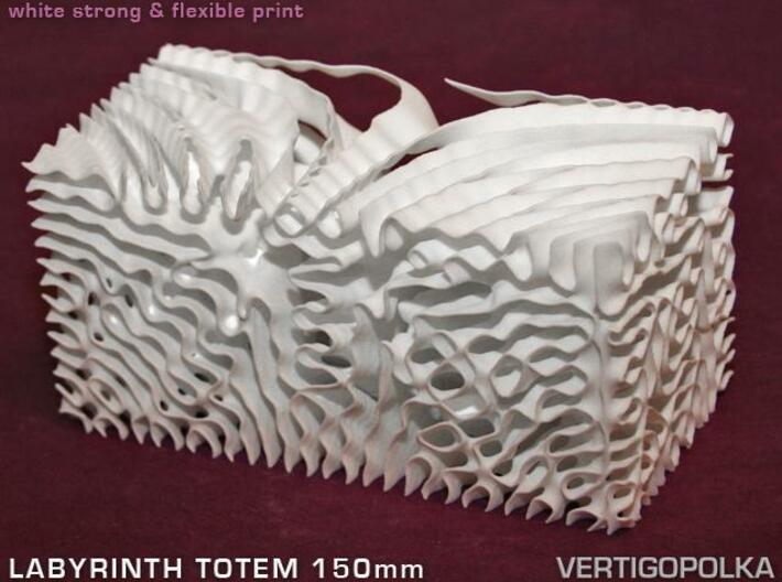Labyrinth Totem 150mm 3d printed WSF print