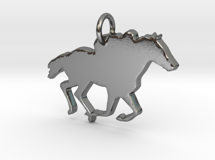 Horse Pendant 3d printed 