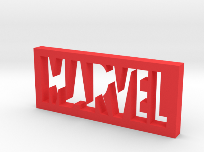 Marvel Logo 3d printed 