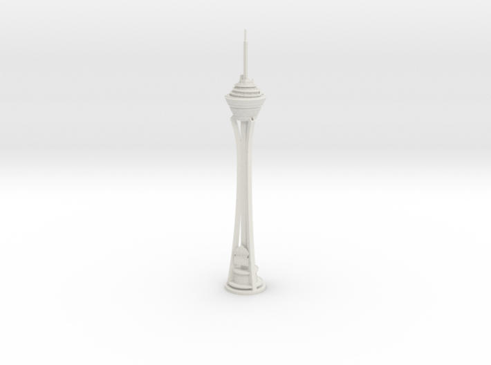 Stratosphere Tower (1:2000) 3d printed 