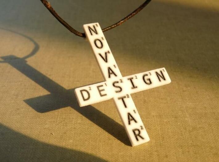 Create your own Wordfeud Necklace 3d printed Photo