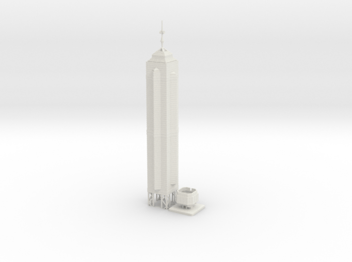 The Centre (1:2000) 3d printed 