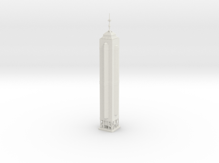 The Centre (1:2000) 3d printed Assembled model.