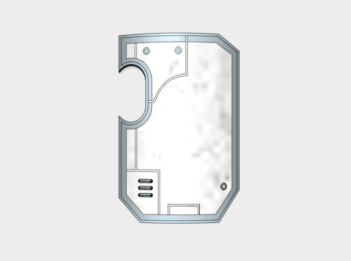 10x blank - Marine Boarding Shields 3d printed 
