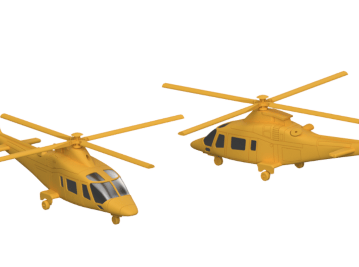 011B Agusta A109 Pair 1/144 3d printed 