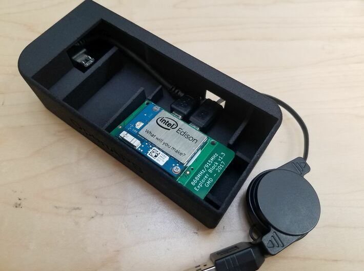 OpenAPS Case for G4+Edison 3d printed 