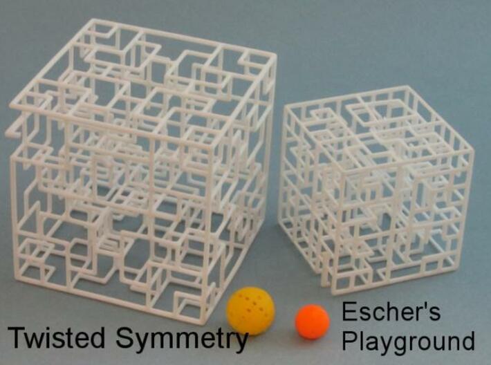 Twisted Symmetry 3d printed new bigger size