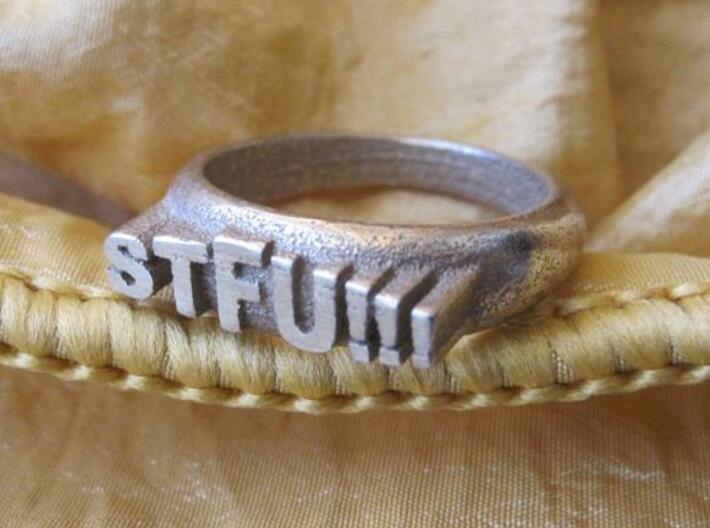 STFU!!! Ring 3d printed 