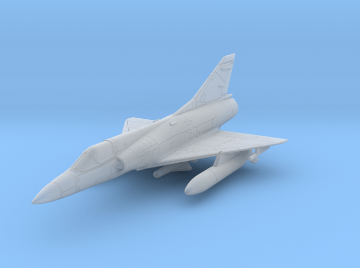 020P Mirage IIIEA 1/200 In Flight 3d printed