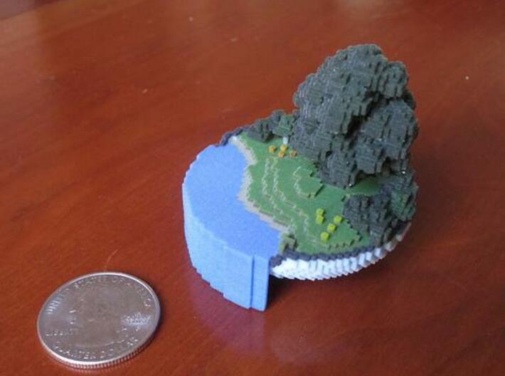 Small World in a Bowl 3d printed scale