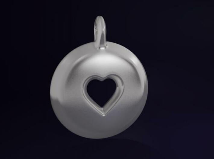 heart pendant 3d printed