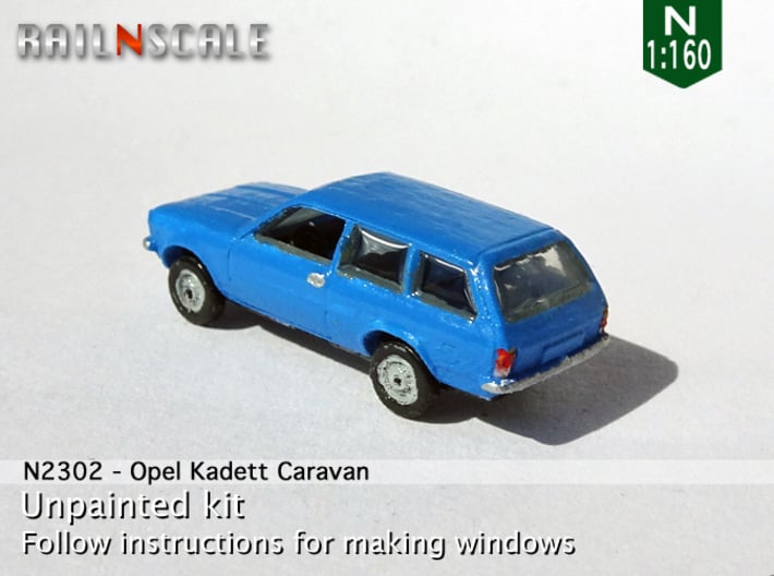 Opel Kadett Caravan (N 1:160) 3d printed 
