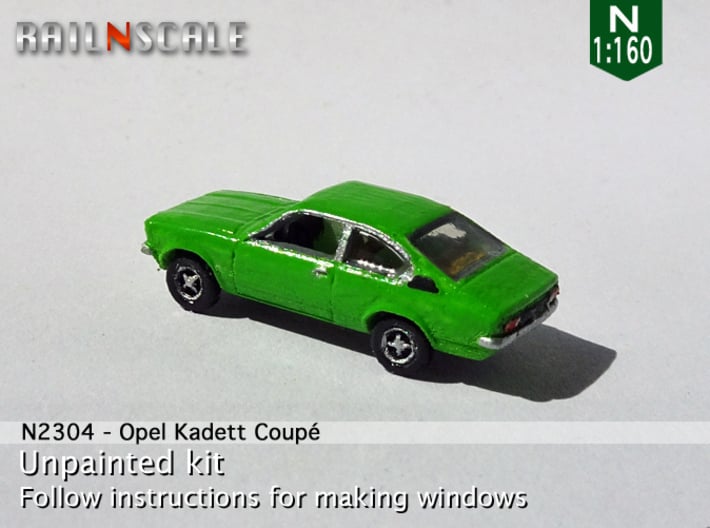 Opel Kadett Coupé (N 1:160) 3d printed 