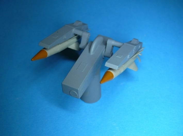 SA-N-3 "Goblet" Missiles and launcher 1/100 3d printed 