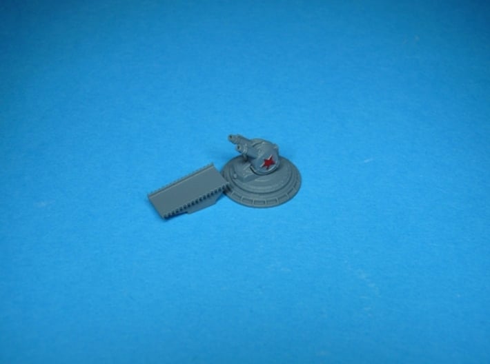 ZIF 121 chaff launcher and hot metal chute 1/96 3d printed 