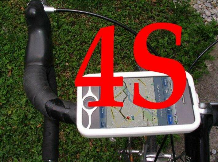 iPhone 4S bike mount assembly 1" 3d printed 