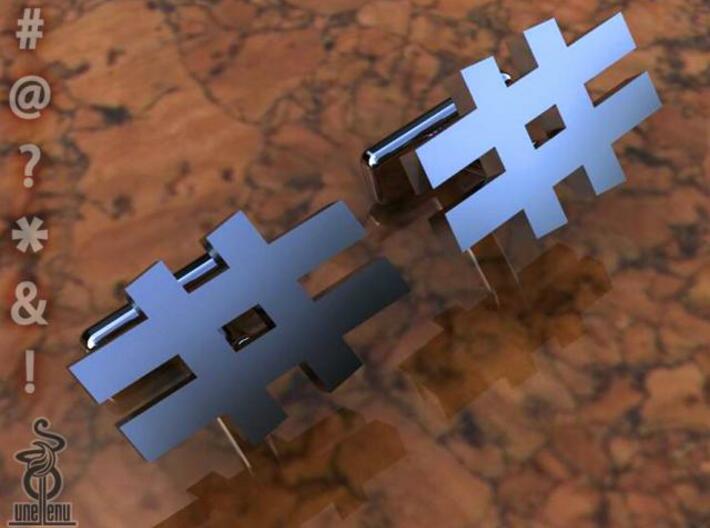 #cufflinks by unellenu . Hashtag cufflinks 3d printed 
