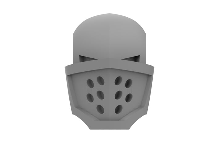 Mini Knight - Prow Mask 3d printed 