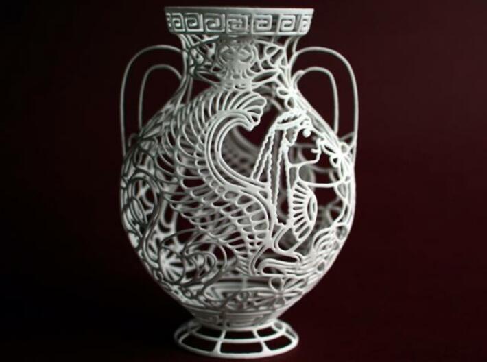 &quot;Chimaera&quot; - Greek Vase Painting 3d printed