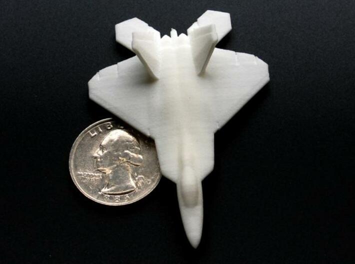 F-22 Raptor (large) 3d printed Printed in White Strong and Flexible