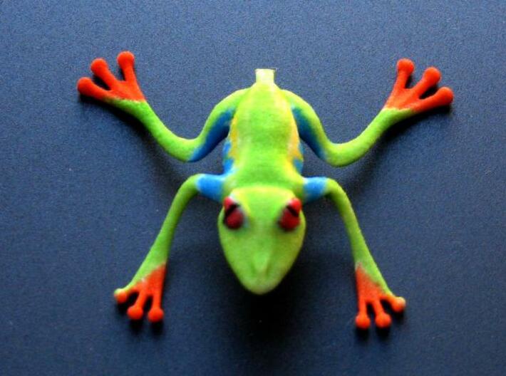 Jumping Tree Frog 3d printed 