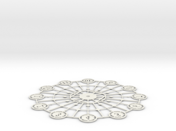 Kaleidoscope Clock - Part A 3d printed 