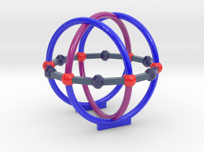 Color 2-Butterfly Trefoil 3d printed