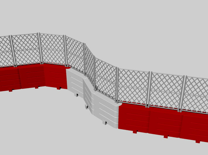 Safety Barrier "LCpro" 3d printed 