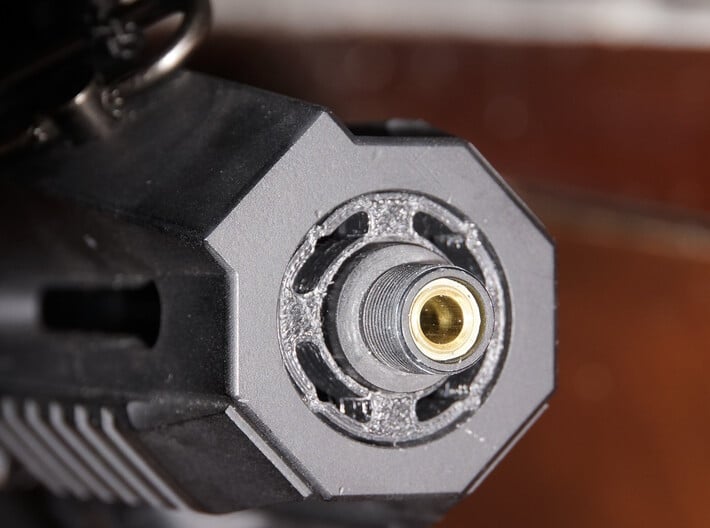 JG-AU3G-OuterBarrel-RIS-Spacer 3d printed Outer Barrel to RIS spacer to eliminate wobble