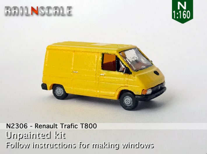 Renault Trafic T800 (N 1:160) 3d printed