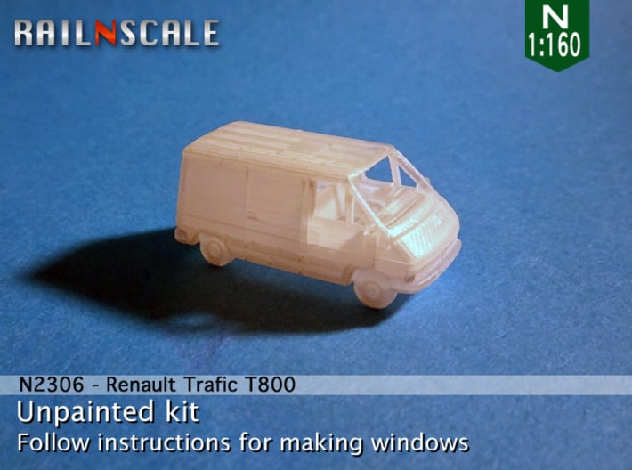 Renault Trafic T800 (N 1:160) 3d printed 