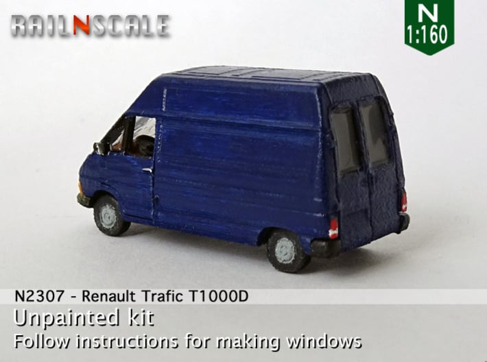 Renault Trafic T1000D (N 1:160) 3d printed 